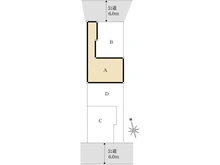 【東京都/国立市富士見台】国立市富士見台2丁目　新築戸建　全4棟　A号棟 区画図