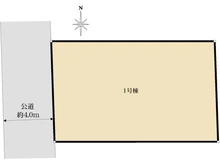 【東京都/三鷹市井口】三鷹市井口4丁目 新築戸建 区画図