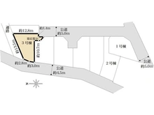 【東京都/東久留米市浅間町】東久留米市浅間町 新築戸建 全3棟 3号棟 区画図
