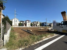 【東京都/小平市鈴木町】小平市鈴木町1丁目新築戸建　全8棟　A号棟 現地（建築前）：全8棟　写真中央手前側