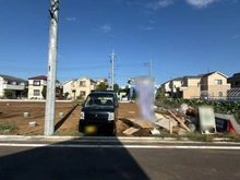 【東京都/小平市鈴木町】小平市鈴木町1丁目新築戸建　全8棟　G号棟 現地（建築前）：全8棟　右手前側
