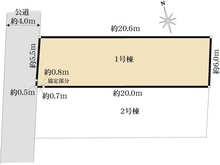 【東京都/国分寺市本多】国分寺市本多5丁目新築戸建 全2棟 1号棟 区画図