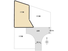 【東京都/小平市天神町】小平市天神町3丁目新築戸建 全3棟 2号棟 区画図