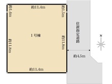 【東京都/小平市学園東町】小平市学園東町新築戸建　全一棟 区画図