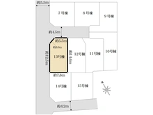 【東京都/小平市上水新町】新築戸建：小平市上水新町2丁目(全15棟 13号棟) 区画図