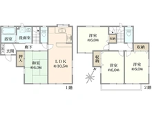 【東京都/東村山市秋津町】東村山市秋津町3丁目中古戸建 間取り図