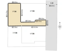 【東京都/小平市花小金井】新築戸建　小平市花小金井5丁目（1号棟） 区画図