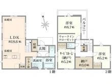 【東京都/小平市小川町】新築戸建　小平市小川町1丁目 間取り図