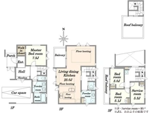 【東京都/世田谷区世田谷】AVANT世田谷A区画 間取り図