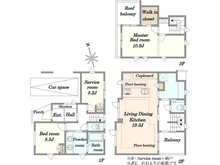 【東京都/世田谷区世田谷】AVANT世田谷B区画 間取り図