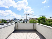【東京都/世田谷区弦巻】世田谷区弦巻5丁目新築戸建 ルーフバルコニー