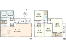 【東京都/杉並区天沼】杉並区天沼2丁目新築戸建て 2号地 間取り図