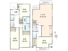 【東京都/杉並区南荻窪】杉並区南荻窪2丁目中古戸建て 間取り図