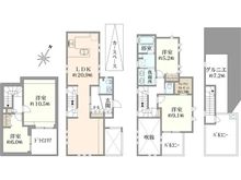 【東京都/杉並区善福寺】杉並区善福寺一丁目　新築戸建2号棟 間取り図