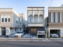 【東京都/杉並区善福寺】杉並区善福寺一丁目　新築戸建3号棟 外観：全5棟左側