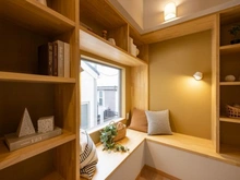 【東京都/杉並区善福寺】杉並区善福寺一丁目　新築戸建4号棟 室内：2階ライブラリーベンチ