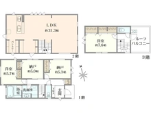 【東京都/中野区新井】中野区新井1丁目新築戸建て 間取り図