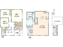 【東京都/杉並区和泉】杉並区和泉3丁目　新築戸建　2号棟 間取り図