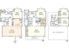 【東京都/杉並区桃井】杉並区桃井一丁目中古戸建 間取り図