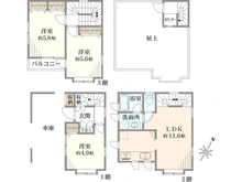 【東京都/杉並区荻窪】杉並区荻窪一丁目中古戸建 間取り図