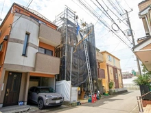 【東京都/杉並区上高井戸】杉並区上高井戸1丁目新築戸建 建築中の外観