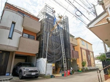 【東京都/杉並区上高井戸】杉並区上高井戸1丁目新築戸建 建築中の外観