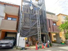 【東京都/杉並区上高井戸】杉並区上高井戸1丁目新築戸建 建築中の外観