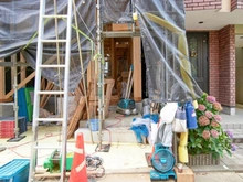 【東京都/杉並区上高井戸】杉並区上高井戸1丁目新築戸建 建築中の外観