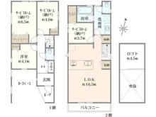 【東京都/杉並区成田東】杉並区成田東1丁目2号棟 間取り図