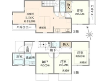 【東京都/杉並区成田東】杉並区成田東1丁目中古戸建 間取り図