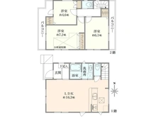 【東京都/杉並区井草】杉並区上井草2丁目2号棟 新築戸建 間取り図