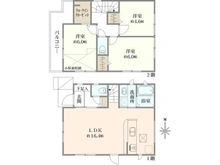 【東京都/杉並区井草】杉並区上井草2丁目3棟　新築戸建 間取り図