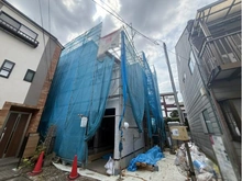 【東京都/杉並区南荻窪】南荻窪3丁目新築戸建B棟 建築中の外観：B棟/奥側/2026年9月完成予定/全2棟
