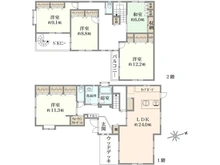 【東京都/杉並区宮前】杉並区宮前3丁目 中古戸建 間取り図