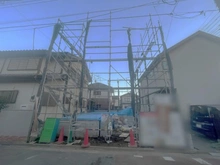 【東京都/杉並区上井草】杉並区上井草三丁目新築戸建 建築中の外観