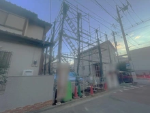 【東京都/杉並区上井草】杉並区上井草三丁目新築戸建 建築中の外観