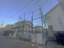 【東京都/杉並区上井草】杉並区上井草三丁目新築戸建 建築中の外観