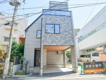 【東京都/杉並区南荻窪】杉並区南荻窪3丁目新築戸建 1号棟／全2号棟 外観：全2棟　写真中央