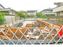 【東京都/杉並区阿佐谷北】杉並区阿佐谷北6丁目　新築戸建　1号棟 建築中の外観