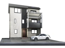 【神奈川県/川崎市高津区明津】川崎市高津区明津　新築戸建1号棟 完成予想図：全２棟現場
図面を基に描き起したもので、実際とは多少異なる場合があります。