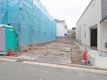 【神奈川県/横浜市港北区高田東】横浜市港北区高田東1丁目　新築戸建B号棟 現地（建築前）：全2棟右側