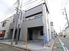 【東京都/国立市東】国立市東4丁目　新築戸建1号棟 外観：全3棟、北西側