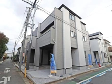 【東京都/国立市東】国立市東4丁目　新築戸建1号棟 外観：全3棟