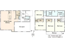 【神奈川県/川崎市宮前区平】川崎市宮前区平6丁目　新築戸建 間取り図