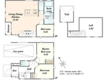 【東京都/世田谷区下馬】世田谷区下馬4丁目　新築戸建 間取り図