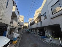 【東京都/目黒区柿の木坂】目黒区柿の木坂2丁目　中古戸建 前面道路