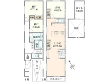 【東京都/世田谷区下馬】世田谷区下馬4丁目　新築戸建B号棟 間取り図