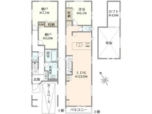 【東京都/世田谷区下馬】世田谷区下馬4丁目　新築戸建C号棟 間取り図