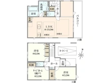 【東京都/練馬区南田中】練馬区南田中3丁目　新築戸建 間取り図