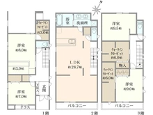 【東京都/練馬区高松】練馬区高松4丁目　戸建 間取り図